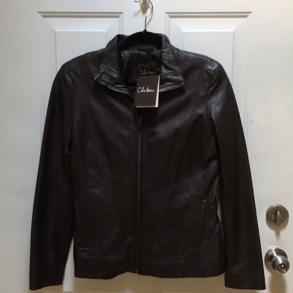 Cole Haan authentic Leather Jacket